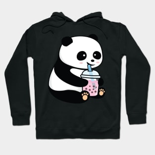 Kawaii Cute Anime Panda Otaku Japanese Bubble Boba Tea Hoodie